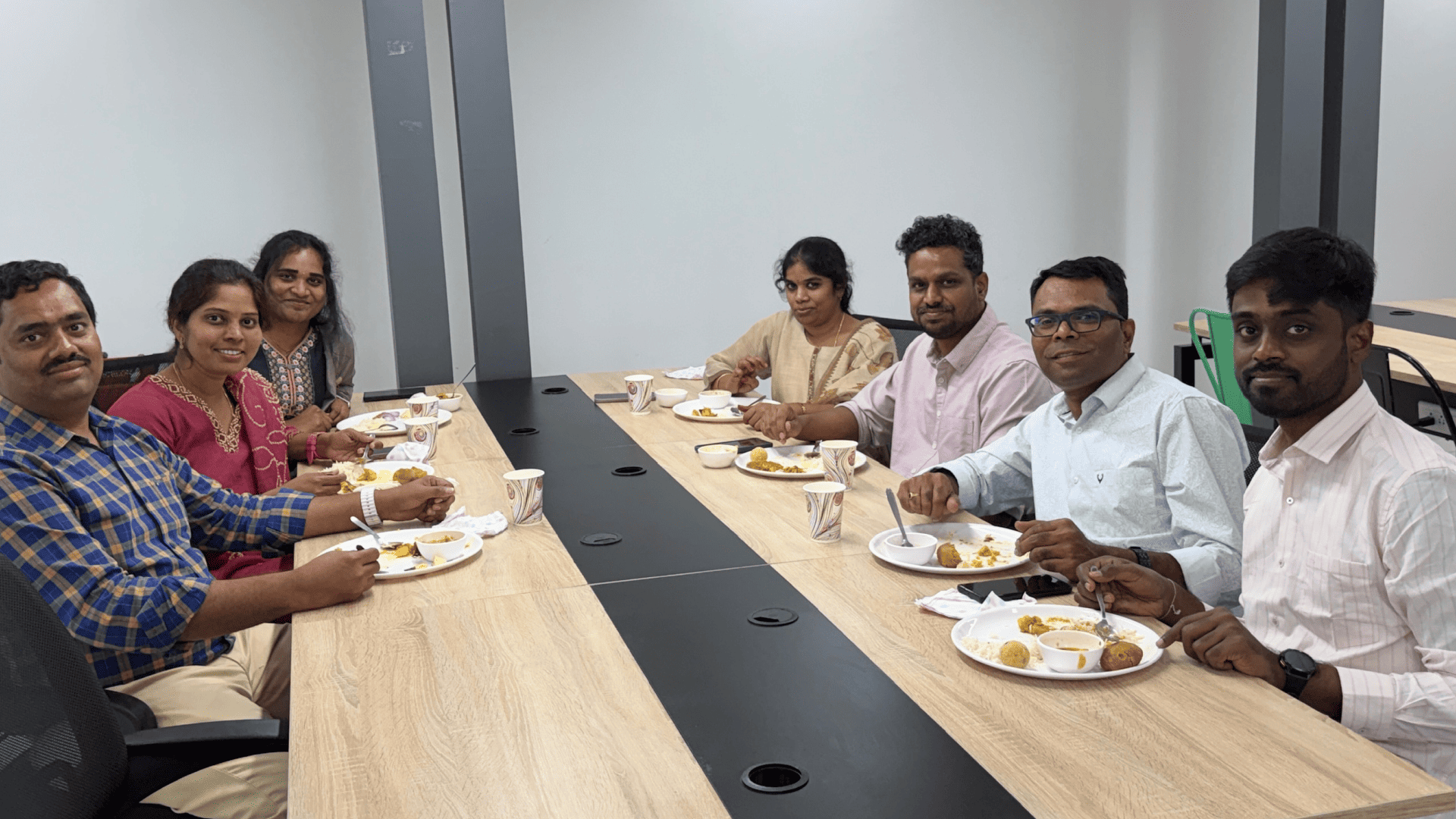 Ignatiuz teams connecting during a cross-city collaboration and team sync session