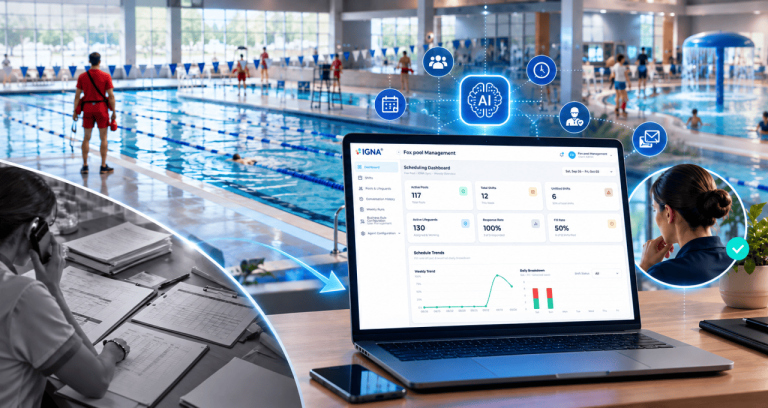 AI-powered workforce scheduling platform for aquatics management
